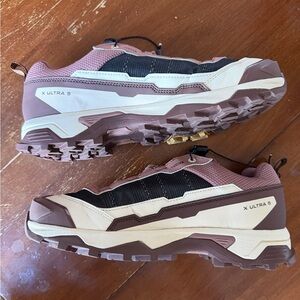 Salomon X Ultra 5 Trail Shoes - Pink, Black, White